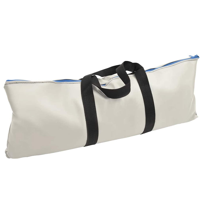 Saltea gimnastică gonflabilă cu pompă albastru 100x100x20cm PVC - WALTI WALTI