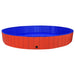 Piscină pentru câini pliabilă, roșu, 300 x 40 cm, PVC - WALTI WALTI