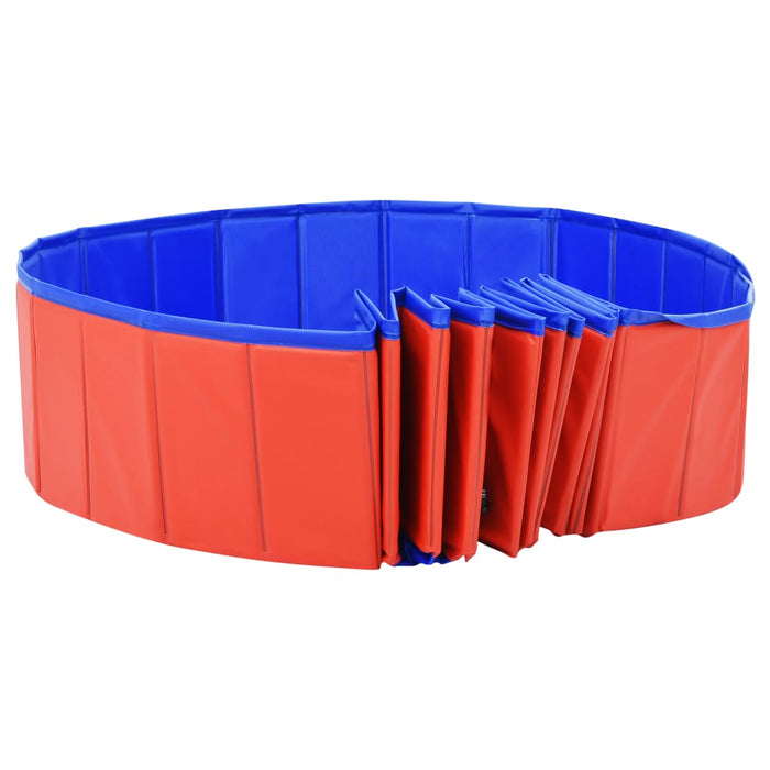 Piscină pentru câini pliabilă, roșu, 300 x 40 cm, PVC - WALTI WALTI
