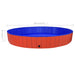 Piscină pentru câini pliabilă, roșu, 300 x 40 cm, PVC - WALTI WALTI
