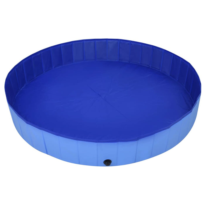 Piscină pentru câini pliabilă, albastru, 200 x 30 cm, PVC - WALTI WALTI