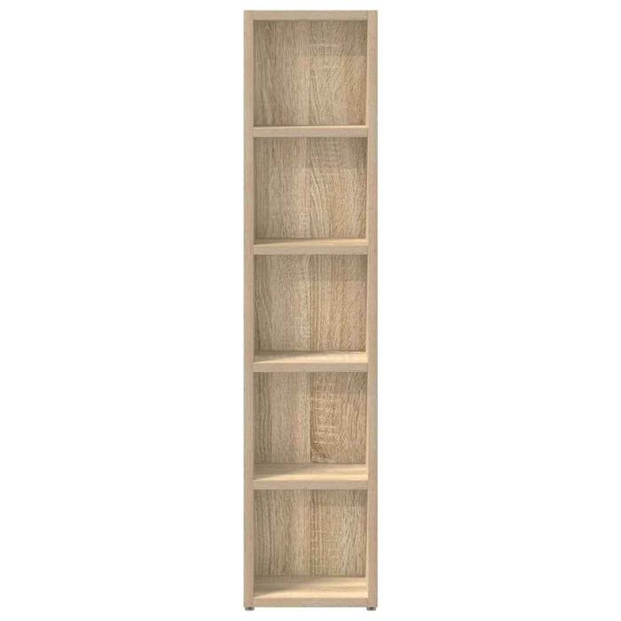 Dulapuri CD-uri, 2 buc., stejar Sonoma, 21x16x93,5 cm, PAL - WALTI WALTI