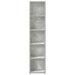 Dulapuri CD-uri, 2 buc., gri beton, 21 x 16 x 93,5 cm, PAL - WALTI WALTI