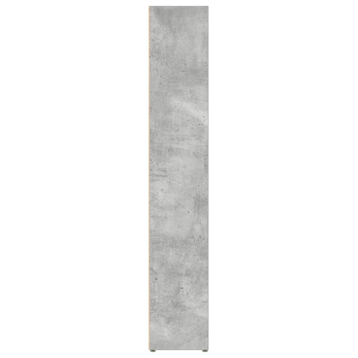 Dulapuri CD-uri, 2 buc., gri beton, 21 x 16 x 93,5 cm, PAL - WALTI WALTI