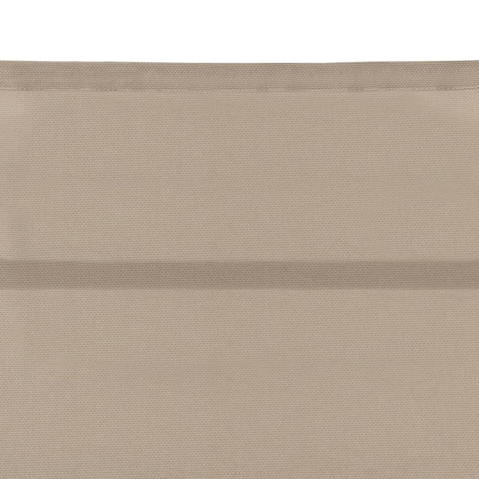 Șezlong, crem, aluminiu și textilenă WALTI