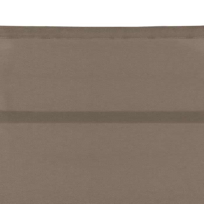Șezlong, gri taupe, aluminiu și textilenă WALTI