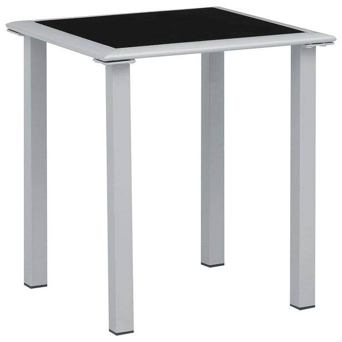 Șezlonguri de plajă, 2 buc., cu masă, crem, aluminiu - WALTI WALTI
