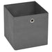 Cutii de depozitare, 4 buc., gri, 28x28x28 cm, material nețesut - WALTI WALTI