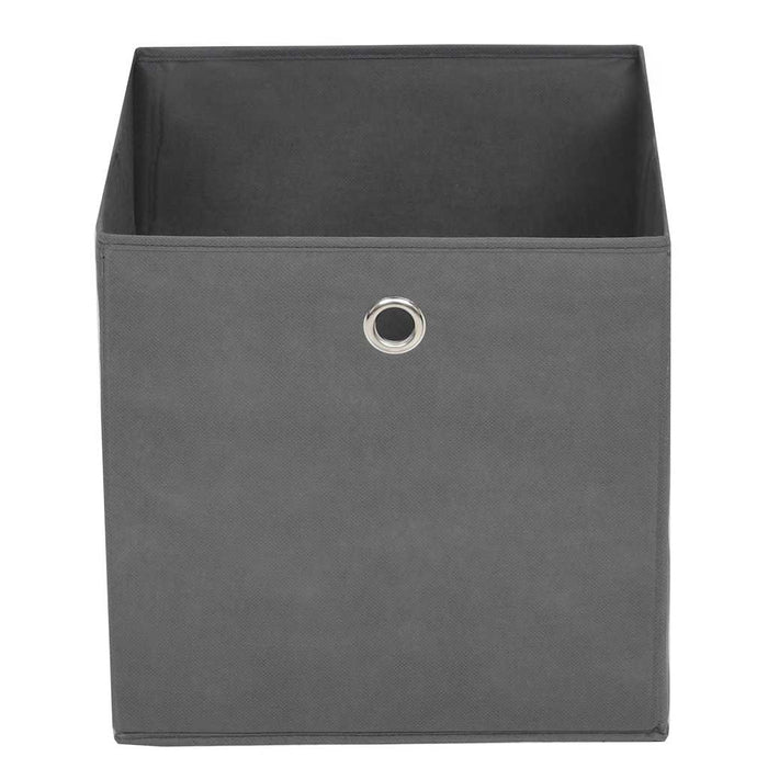 Cutii de depozitare, 4 buc., gri, 28x28x28 cm, material nețesut - WALTI WALTI