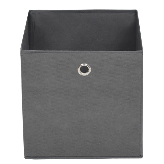 Cutii depozitare, 10 buc., gri, 28x28x28 cm, material nețesut - WALTI WALTI