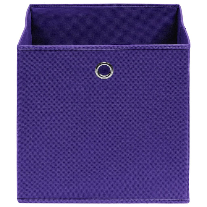 Cutii de depozitare 4 buc. violet, 28x28x28 cm, textil nețesut - WALTI WALTI