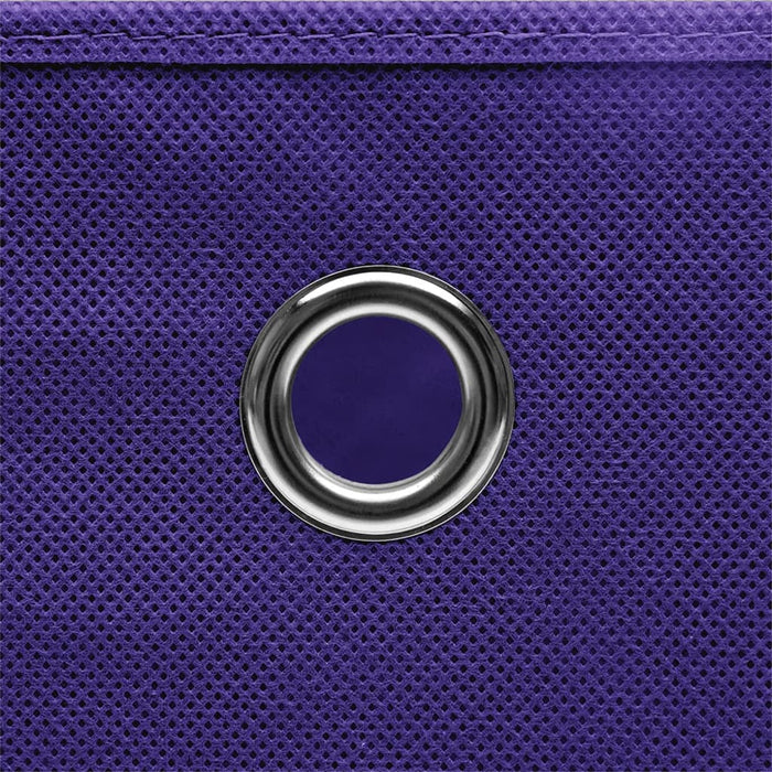 Cutii de depozitare 4 buc. violet, 28x28x28 cm, textil nețesut - WALTI WALTI