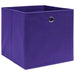 Cutii de depozitare 10 buc. violet, 28x28x28 cm, textil nețesut - WALTI WALTI