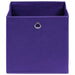 Cutii de depozitare 10 buc. violet, 28x28x28 cm, textil nețesut - WALTI WALTI
