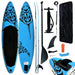 Set de placă SUP gonflabilă, albastru, 305x76x15 cm - WALTI WALTI