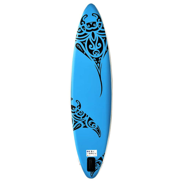 Set de placă SUP gonflabilă, albastru, 305x76x15 cm - WALTI WALTI