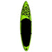 Set de placă SUP gonflabilă, verde, 305x76x15 cm - WALTI WALTI