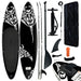 Set de placă SUP gonflabilă, negru, 305x76x15 cm - WALTI WALTI
