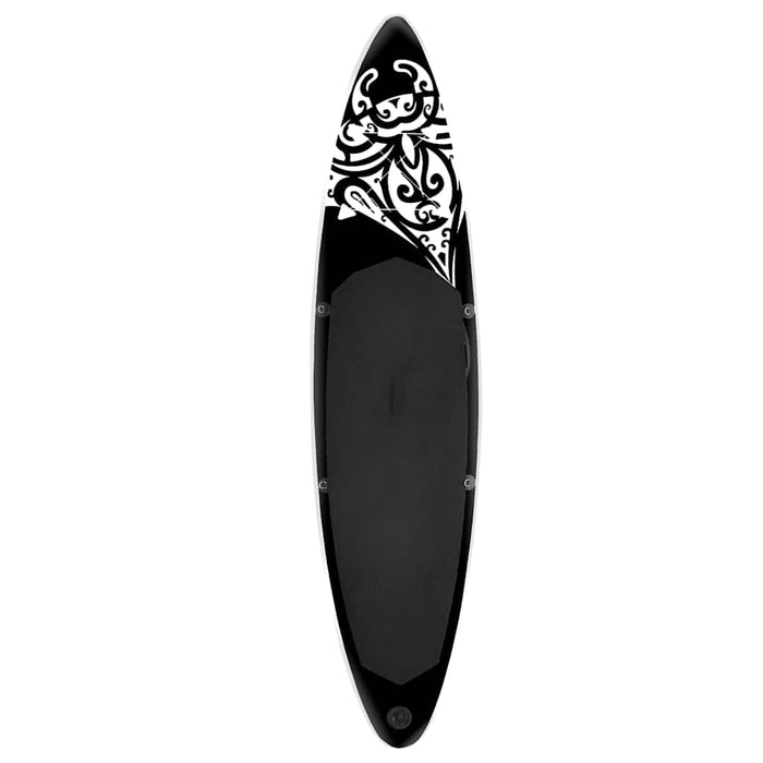 Set de placă SUP gonflabilă, negru, 305x76x15 cm - WALTI WALTI