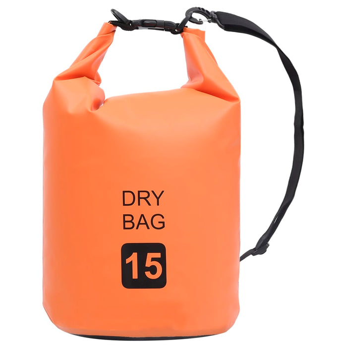 Rucsac impermeabil, portocaliu, 15 L, PVC WALTI
