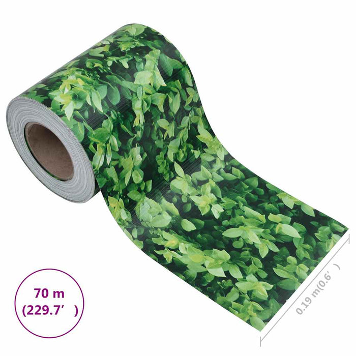 Panou de intimitate grădină, verde, 70 x 0,19 m, PVC - WALTI WALTI