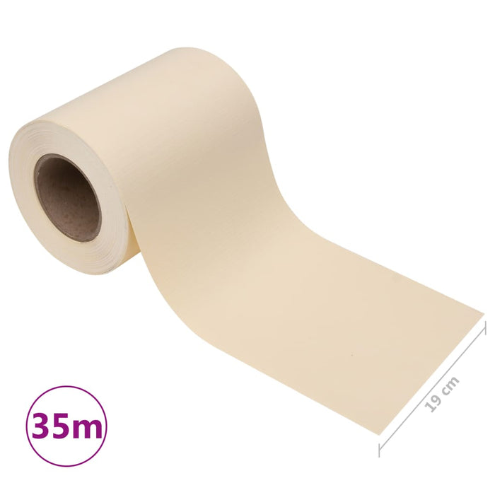 Panou de intimitate grădină, crem, 35 x 0,19 m, PVC - WALTI WALTI