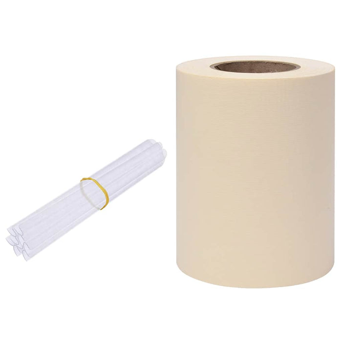 Panou de intimitate grădină, crem, 70x0,19 m, PVC - WALTI WALTI