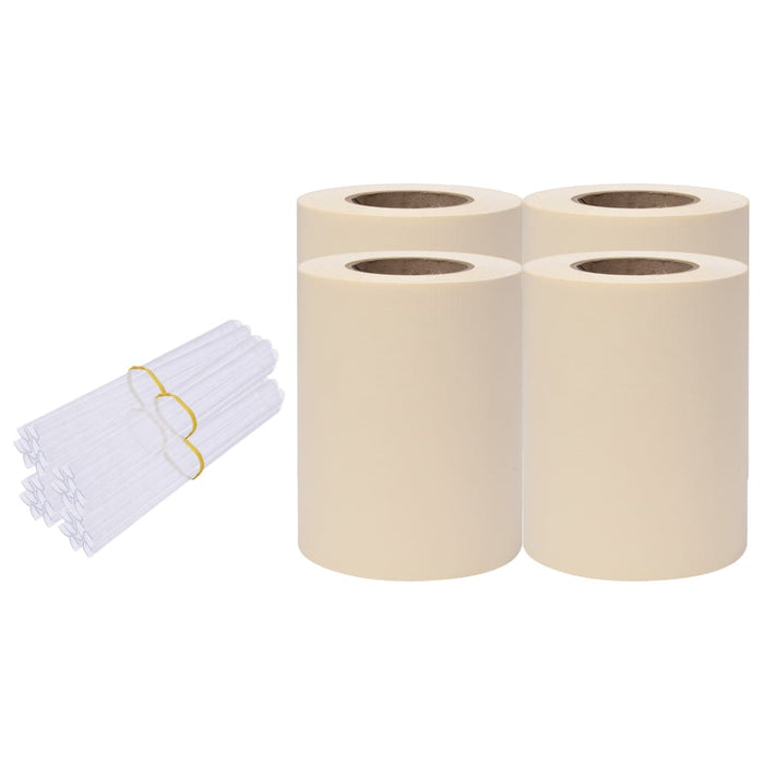 Panouri intimitate grădină, 4 buc., crem, 35x0,19 m, PVC - WALTI WALTI