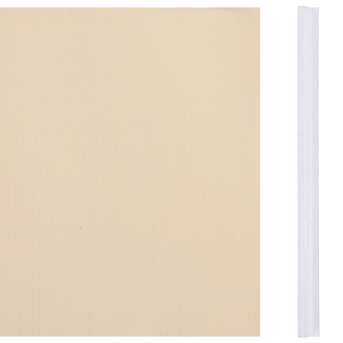 Panouri intimitate grădină, 4 buc., crem, 35x0,19 m, PVC - WALTI WALTI
