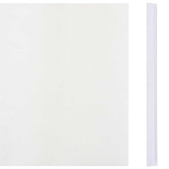 Panou de intimitate grădină, alb, 35 x 0,19 m, PVC - WALTI WALTI