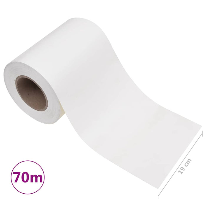 Panou de intimitate grădină, alb, 70 x 0,19 m, PVC - WALTI WALTI