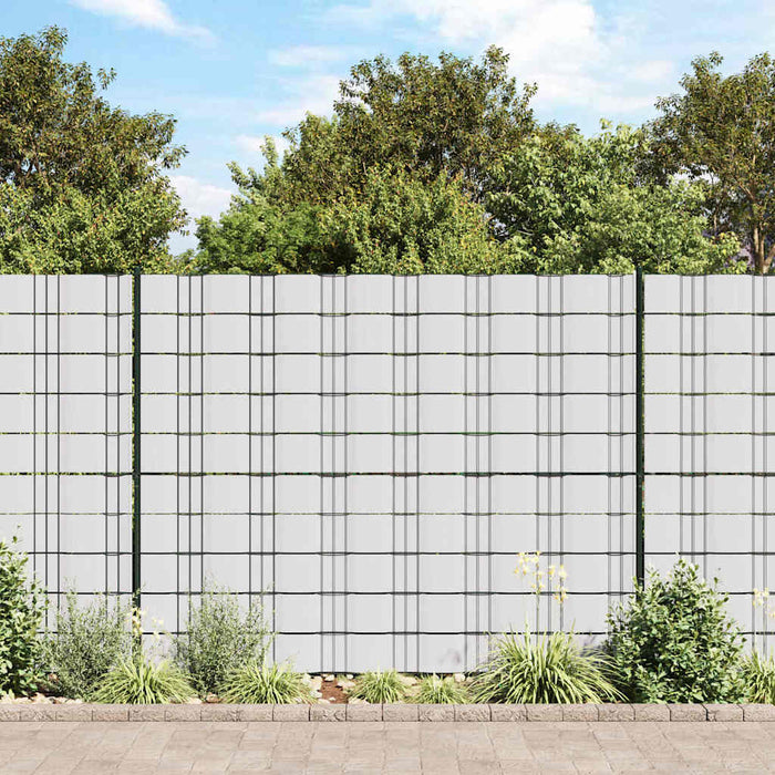 Panou de intimitate grădină, alb, 70 x 0,19 m, PVC - WALTI WALTI
