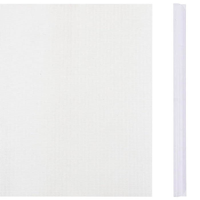 Panouri intimitate grădină, 4 buc., alb, 35x0,19 m, PVC - WALTI WALTI