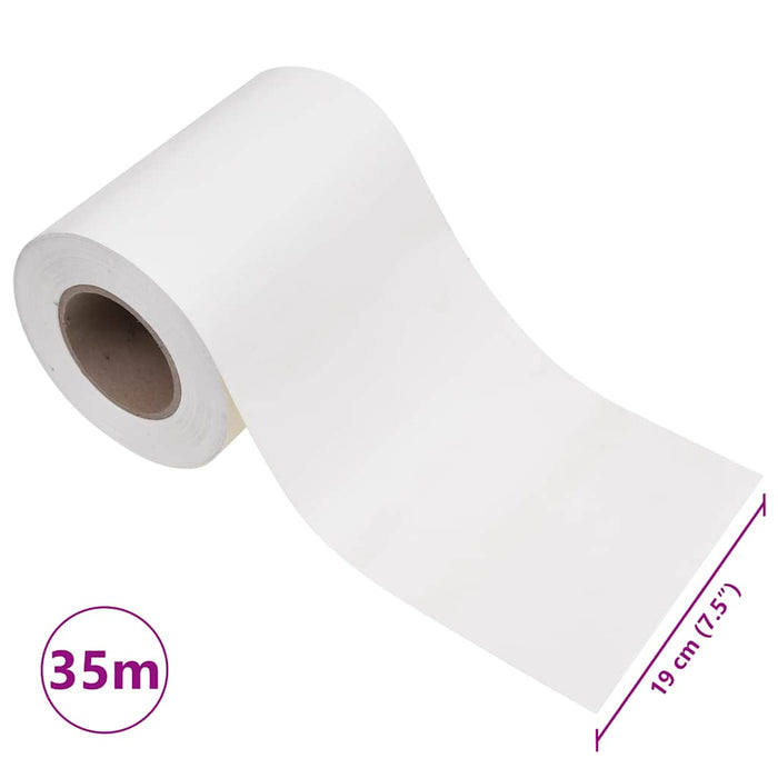 Panouri intimitate grădină, 4 buc., alb, 35x0,19 m, PVC - WALTI WALTI