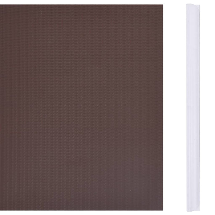 Panou de intimitate grădină, maro, 35x0,19 m, PVC - WALTI WALTI