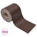 Panou de intimitate grădină, maro, 35x0,19 m, PVC - WALTI WALTI