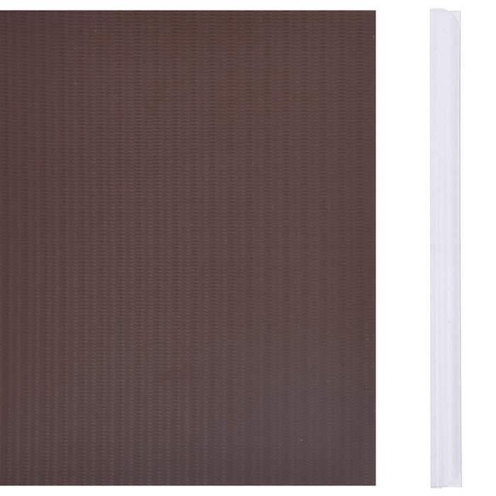 Panou de intimitate grădină, maro, 70x0,19 m, PVC - WALTI WALTI