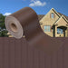 Panou de intimitate grădină, maro, 70x0,19 m, PVC - WALTI WALTI
