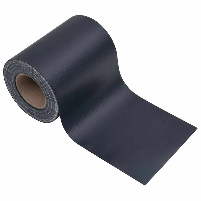 Panou de intimitate grădină, gri închis mat, 35 x 0,19 m, PVC - WALTI WALTI