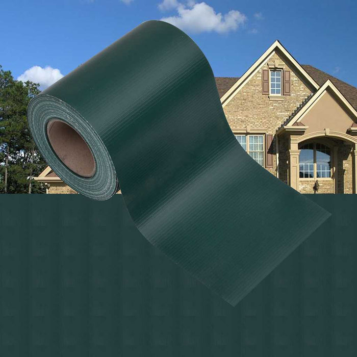 Panou de intimitate grădină, verde mat, 35 x 0,19 m, PVC - WALTI WALTI