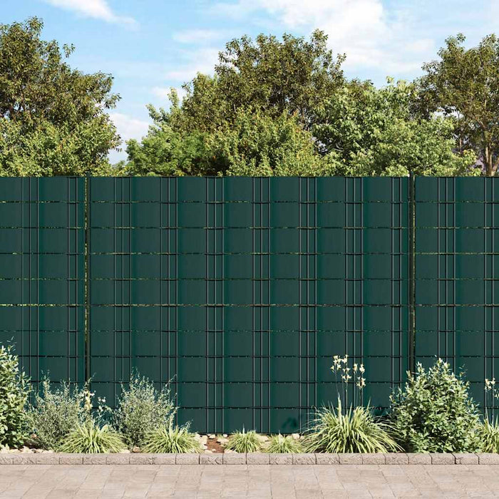 Panouri intimitate grădină, 4 buc., verde mat, 35x0,19 m, PVC - WALTI WALTI