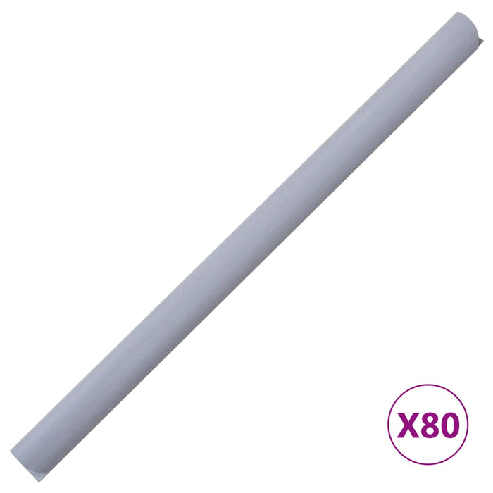 Panouri intimitate grădină, 4 buc., gri deschis, 35x0,19 m, PVC - WALTI WALTI