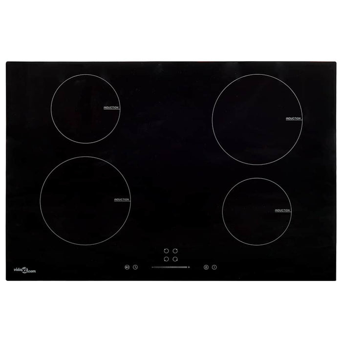 Plită inducție 4 arzătoare control tactil, sticlă 77 cm 7000 W - WALTI WALTI