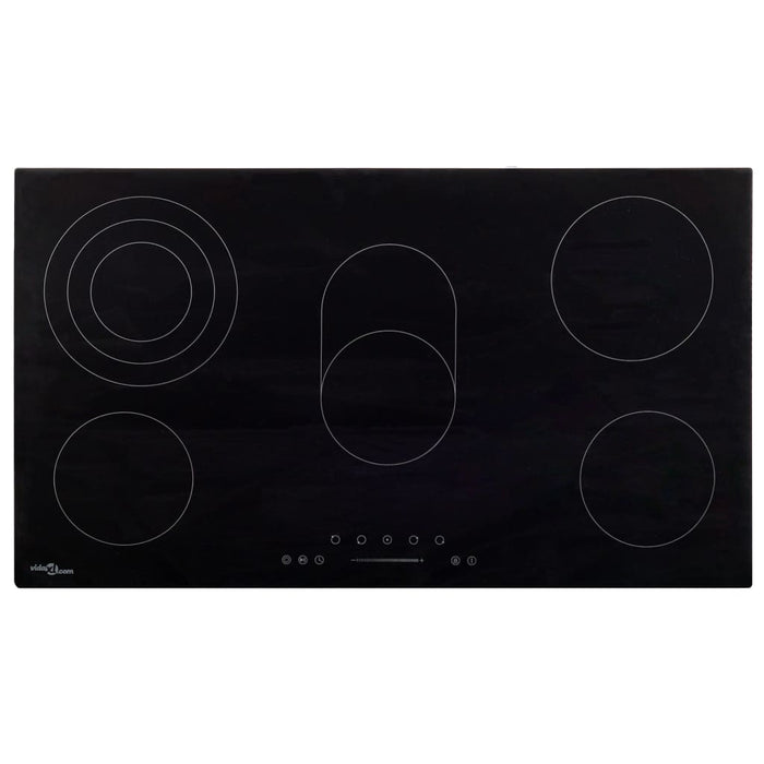 Plită ceramică cu 5 arzătoare, control tactil, 77 cm, 8500 W - WALTI WALTI