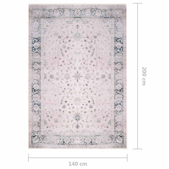 Covor cu imprimeu, multicolor, 140 x 200 cm, material textil WALTI