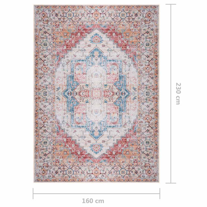 Covor cu imprimeu, multicolor, 160 x 230 cm, material textil WALTI
