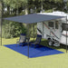 Covor pentru cort, albastru, 300x600 cm, HDPE - WALTI WALTI