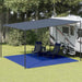 Covor pentru cort, albastru, 400x400 cm, HDPE - WALTI WALTI