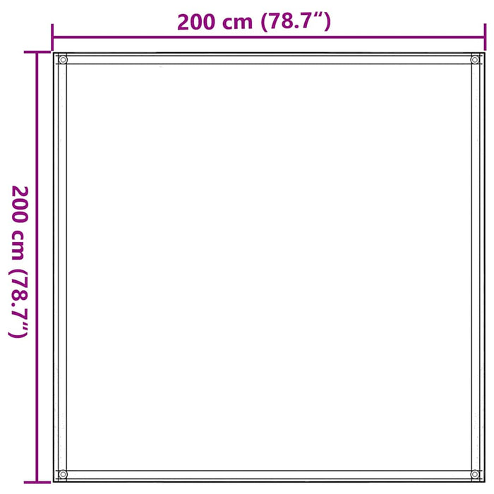 Covor pentru cort, taupe, 200x200 cm - WALTI WALTI