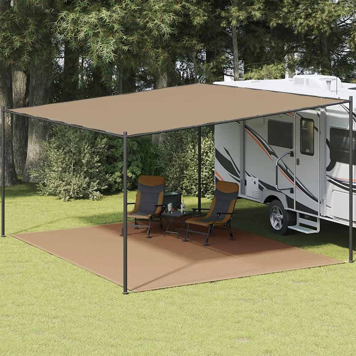 Covor pentru cort, gri taupe, 400x500 cm - WALTI WALTI